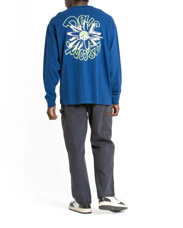 Piece Of Scrap Long Sleeve Tee 8211 Blue Men Deus Ex Machina Tees Piece Of Scrap Long Sleeve Tee 8211 Blue Men Deus Ex Machina Tees