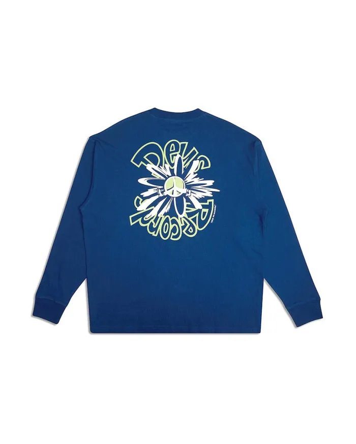 Piece Of Scrap Long Sleeve Tee 8211 Blue Men Deus Ex Machina Tees Piece Of Scrap Long Sleeve Tee 8211 Blue Men Deus Ex Machina Tees