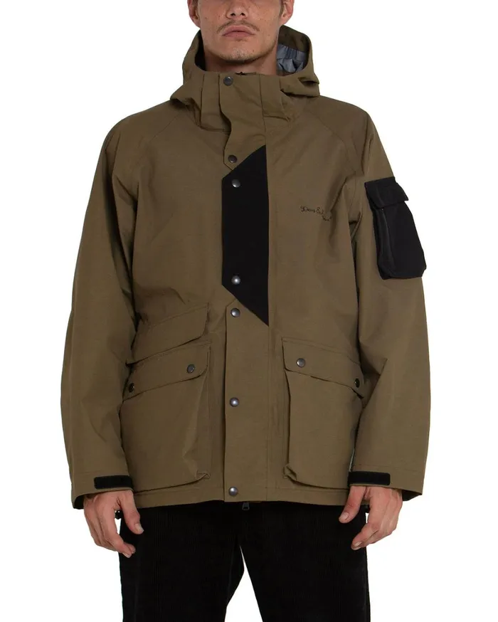Pinnacle Mountain Parka 8211 Military Olive Men Deus Ex Machina Jackets