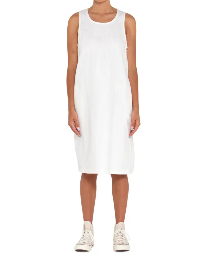 Piri Dress 8211 Vintage White Chambray Women Deus Ex Machina Dresses