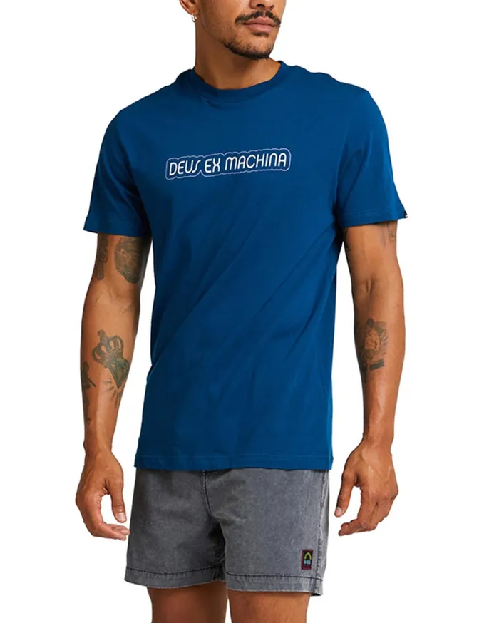 Pots Tee 8211 Blue Opal Men Deus Ex Machina Tees