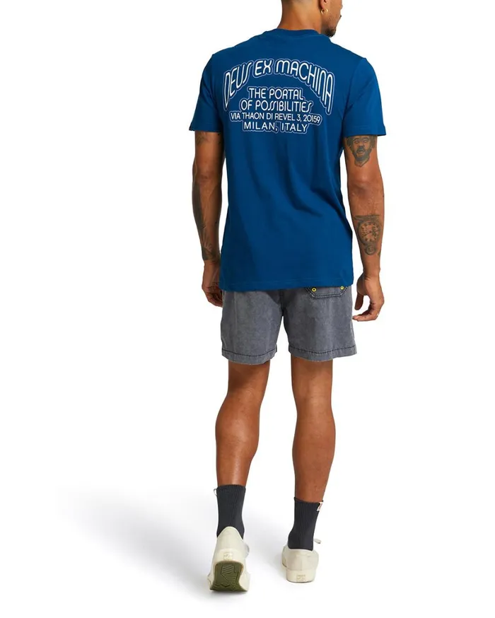 Pots Tee 8211 Blue Opal Men Deus Ex Machina Tees Pots Tee 8211 Blue Opal Men Deus Ex Machina Tees