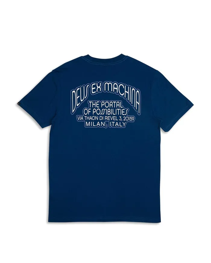 Pots Tee 8211 Blue Opal Men Deus Ex Machina Tees Pots Tee 8211 Blue Opal Men Deus Ex Machina Tees