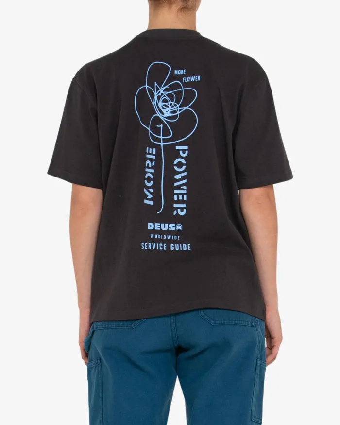 Power Tee 8211 Anthracite Women Deus Ex Machina Tees Power Tee 8211 Anthracite Women Deus Ex Machina Tees
