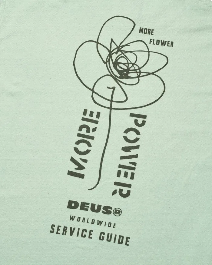 Power Tee 8211 Granite Green Women Deus Ex Machina Tees Power Tee 8211 Granite Green Women Deus Ex Machina Tees