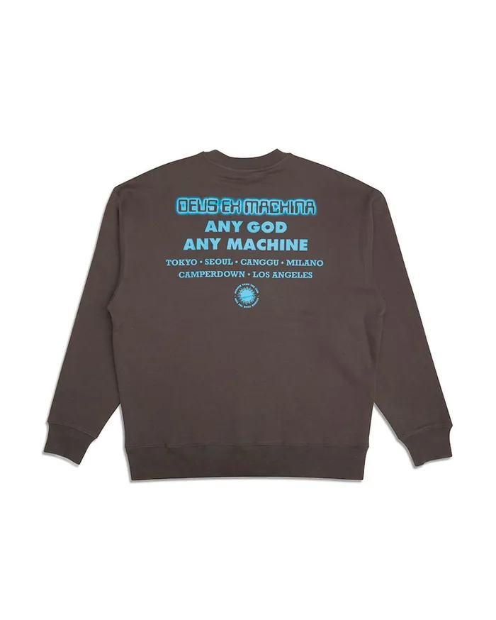 Praise You Crew 8211 Anthracite Men Deus Ex Machina Hoodies and Sweaters Praise You Crew 8211 Anthracite Men Deus Ex Machina Hoodies and Sweaters