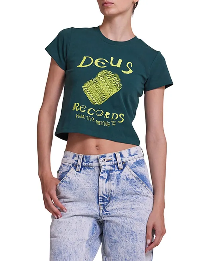 Primal Baby Tee 8211 Work Green Women Deus Ex Machina Tees