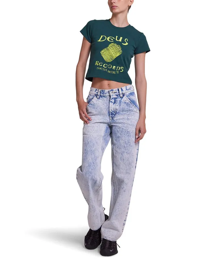 Primal Baby Tee 8211 Work Green Women Deus Ex Machina Tees Primal Baby Tee 8211 Work Green Women Deus Ex Machina Tees