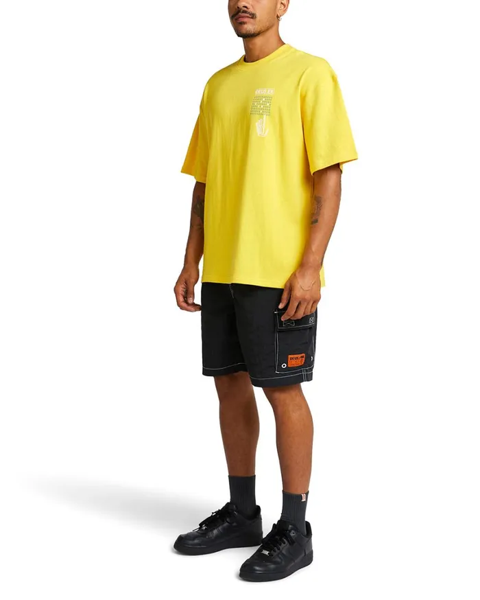 Primitive Learning Tee 8211 Cyber Yellow Men Deus Ex Machina Tees Primitive Learning Tee 8211 Cyber Yellow Men Deus Ex Machina Tees