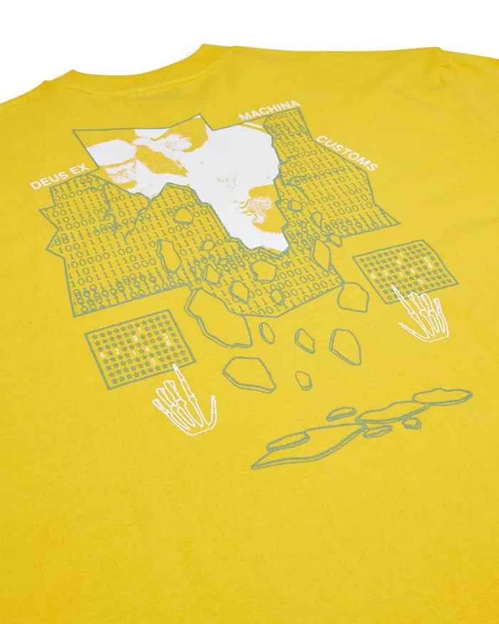 Primitive Learning Tee 8211 Cyber Yellow Men Deus Ex Machina Tees Primitive Learning Tee 8211 Cyber Yellow Men Deus Ex Machina Tees