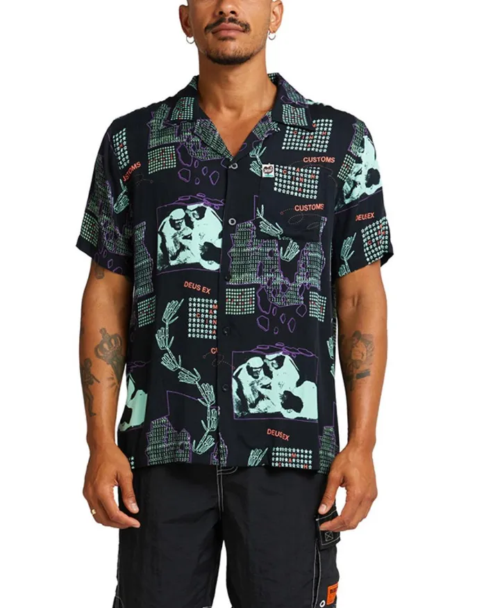 Primitive Shirt 8211 Black Men Deus Ex Machina Shirts