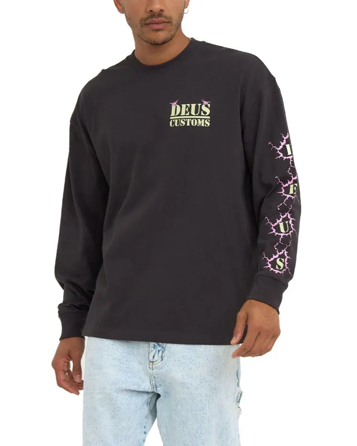 Pub Nuisance Long Sleeve Tee 8211 Anthracite Men Deus Ex Machina Tees
