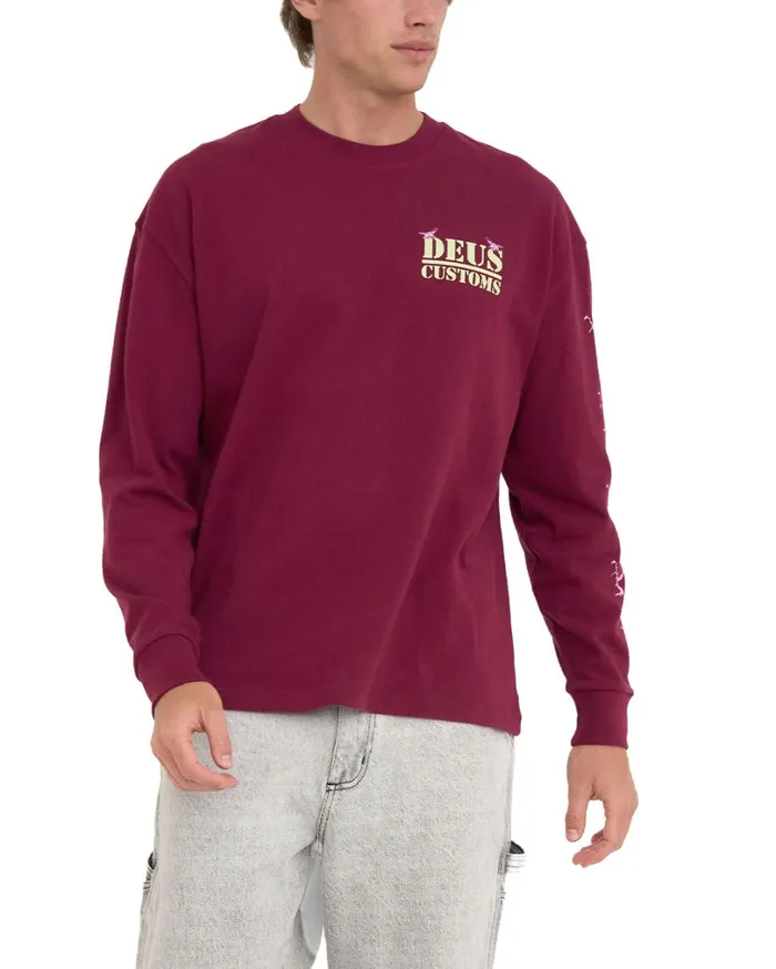 Pub Nuisance Long Sleeve Tee 8211 Rhodo Men Deus Ex Machina Tees