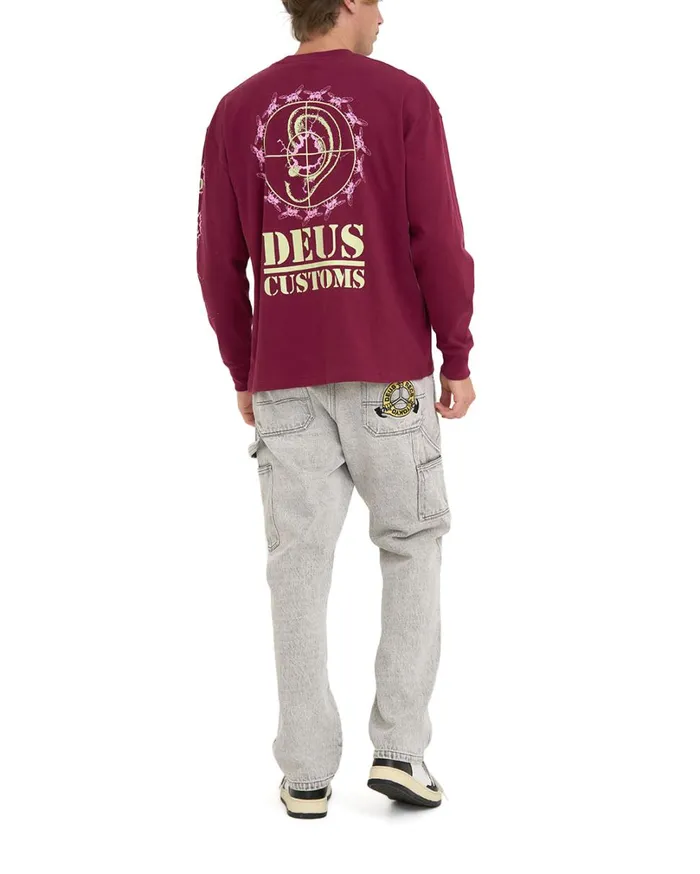 Pub Nuisance Long Sleeve Tee 8211 Rhodo Men Deus Ex Machina Tees Pub Nuisance Long Sleeve Tee 8211 Rhodo Men Deus Ex Machina Tees