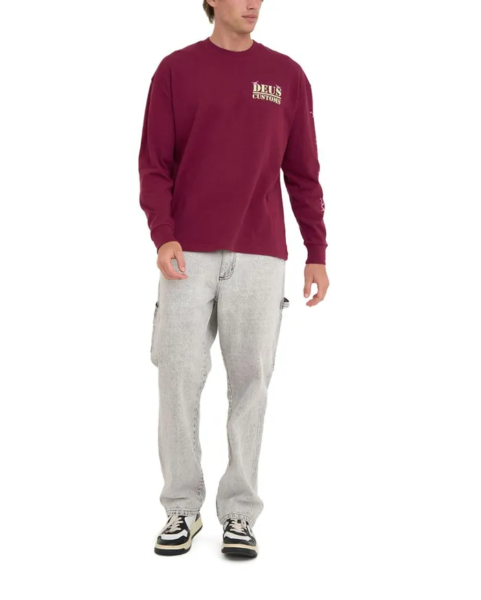 Pub Nuisance Long Sleeve Tee 8211 Rhodo Men Deus Ex Machina Tees Pub Nuisance Long Sleeve Tee 8211 Rhodo Men Deus Ex Machina Tees