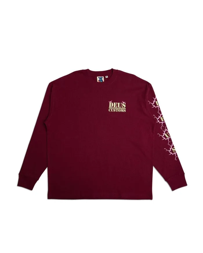 Pub Nuisance Long Sleeve Tee 8211 Rhodo Men Deus Ex Machina Tees Pub Nuisance Long Sleeve Tee 8211 Rhodo Men Deus Ex Machina Tees