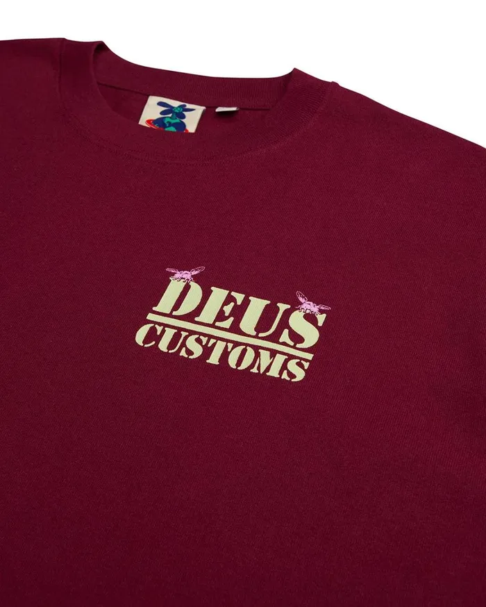 Pub Nuisance Long Sleeve Tee 8211 Rhodo Men Deus Ex Machina Tees Pub Nuisance Long Sleeve Tee 8211 Rhodo Men Deus Ex Machina Tees