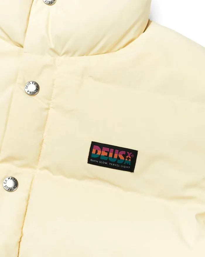 Puffer Jacket 8211 Bone White Women Deus Ex Machina Outerwear Puffer Jacket 8211 Bone White Women Deus Ex Machina Outerwear