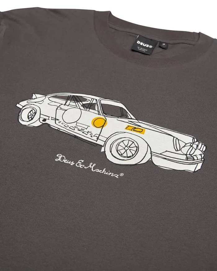 Rally Tee 8211 Anthracite Men Deus Ex Machina Tees Rally Tee 8211 Anthracite Men Deus Ex Machina Tees