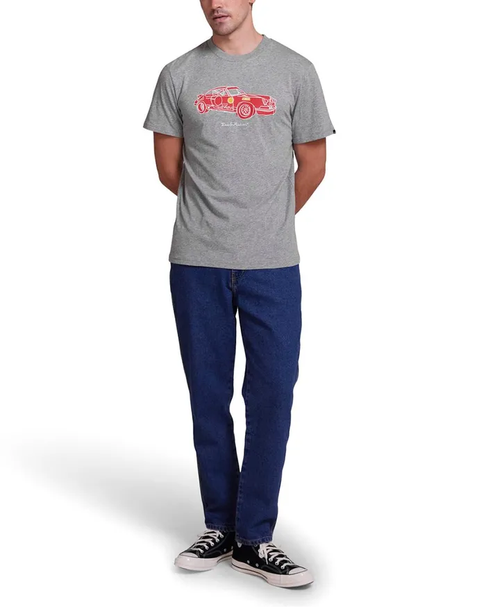 Rally Tee 8211 Grey Marle Men Deus Ex Machina Tees Rally Tee 8211 Grey Marle Men Deus Ex Machina Tees