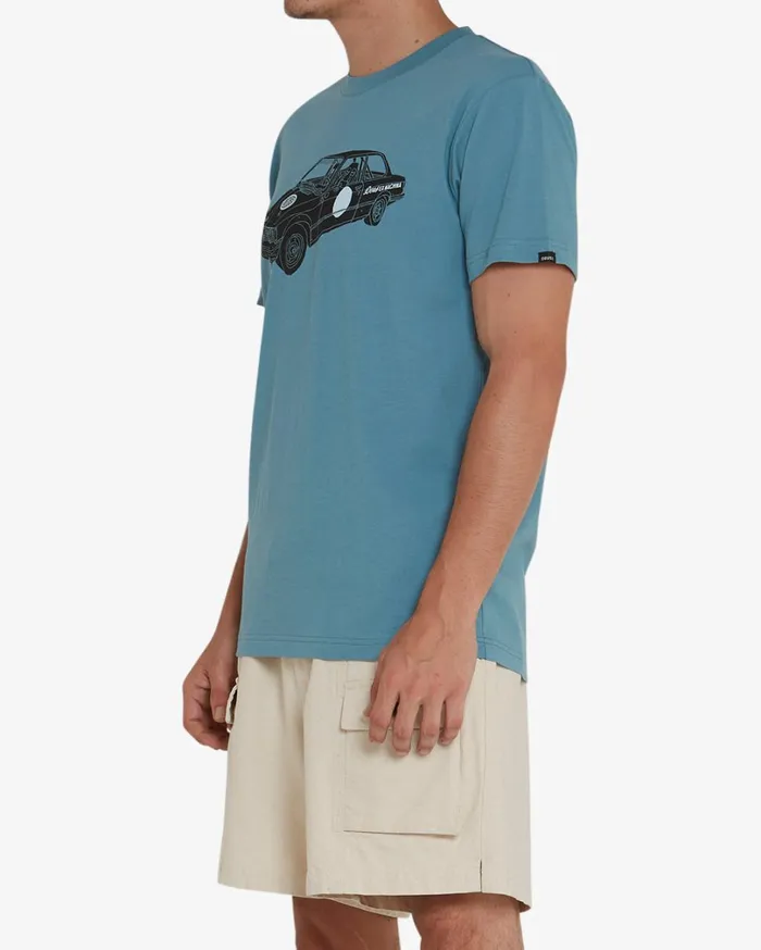 Rallyeye Tee 8211 Smoke Blue Men Deus Ex Machina Tees Rallyeye Tee 8211 Smoke Blue Men Deus Ex Machina Tees