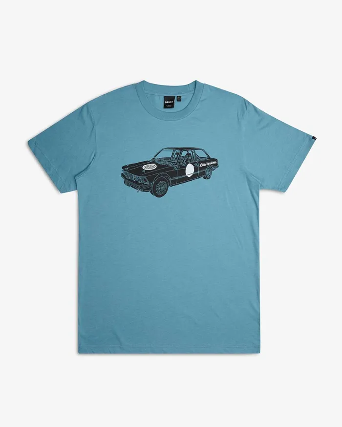 Rallyeye Tee 8211 Smoke Blue Men Deus Ex Machina Tees Rallyeye Tee 8211 Smoke Blue Men Deus Ex Machina Tees