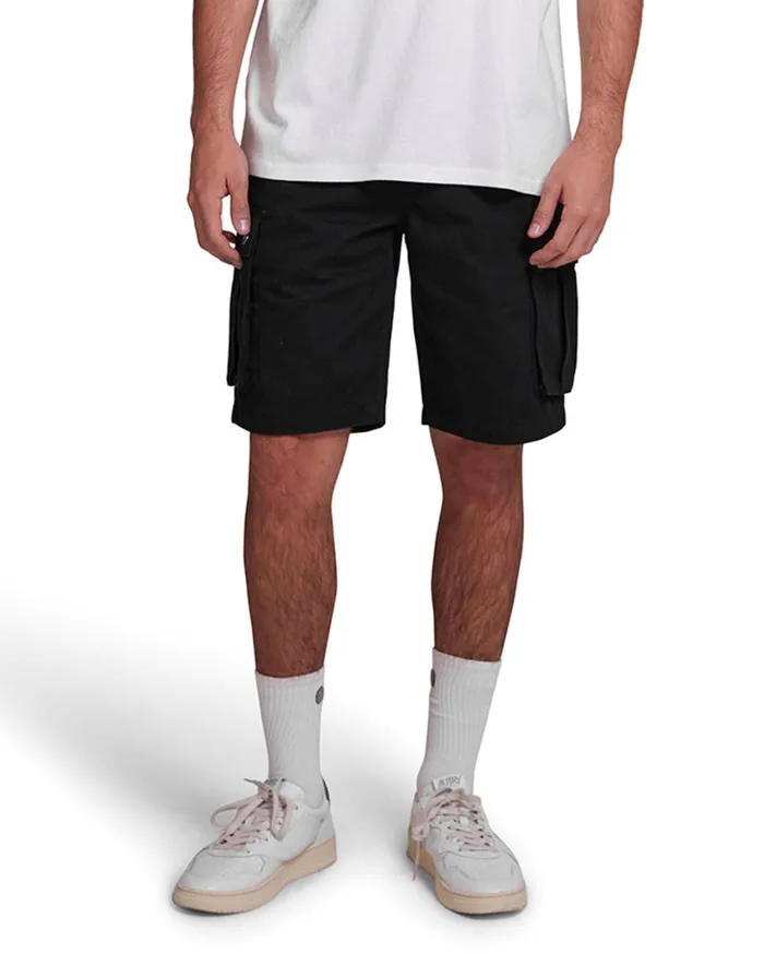 Records Cargo Short 8211 Black Men Deus Ex Machina Shorts