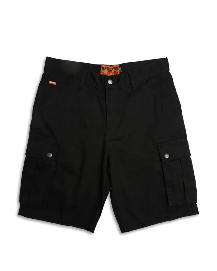 Records Cargo Short 8211 Black Men Deus Ex Machina Shorts Records Cargo Short 8211 Black Men Deus Ex Machina Shorts