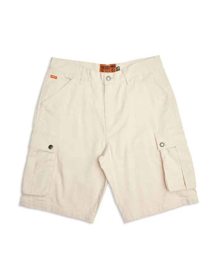Records Cargo Short 8211 Natural Men Deus Ex Machina Shorts
