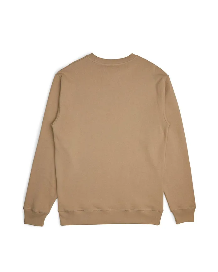 Relief Crew 8211 Khaki Men Deus Ex Machina Hoodies and Sweaters Relief Crew 8211 Khaki Men Deus Ex Machina Hoodies and Sweaters
