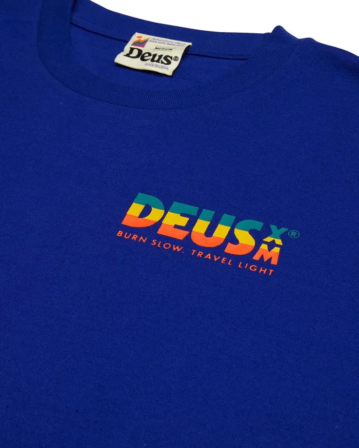 Reservoir Tee 8211 Spectrum Blue Men Deus Ex Machina Tees Reservoir Tee 8211 Spectrum Blue Men Deus Ex Machina Tees