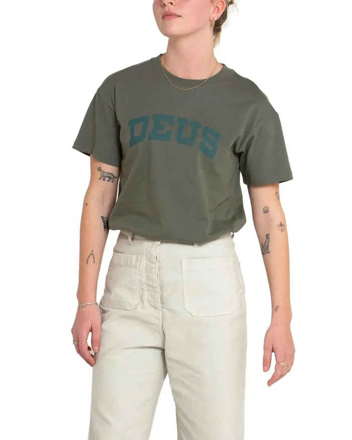 Revolution Tee 8211 Agave Green Women Deus Ex Machina Tees