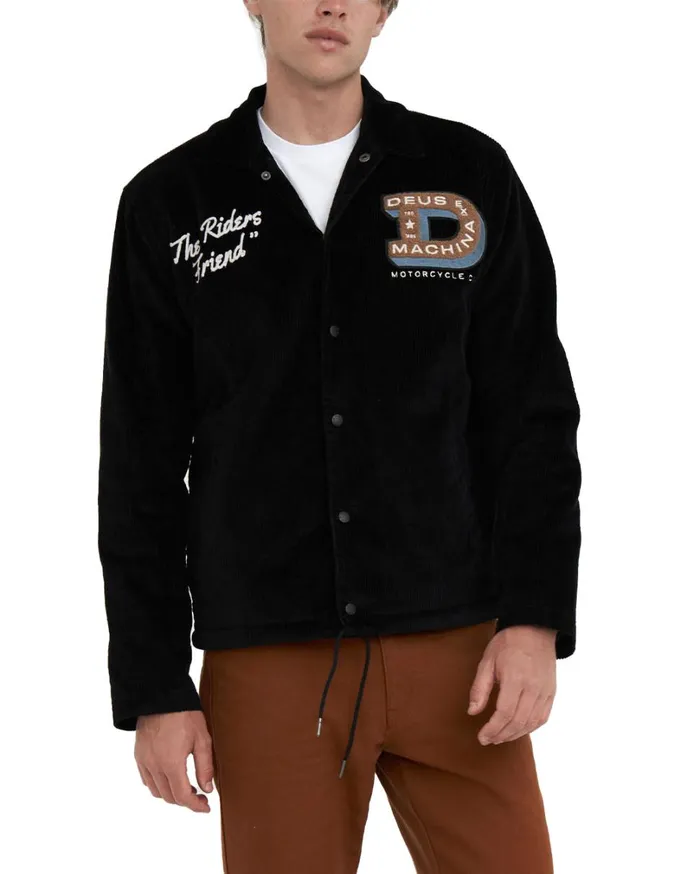 Riders Friend Coach 8211 Black Men Deus Ex Machina Jackets