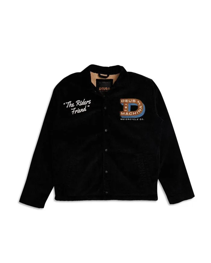 Riders Friend Coach 8211 Black Men Deus Ex Machina Jackets Riders Friend Coach 8211 Black Men Deus Ex Machina Jackets