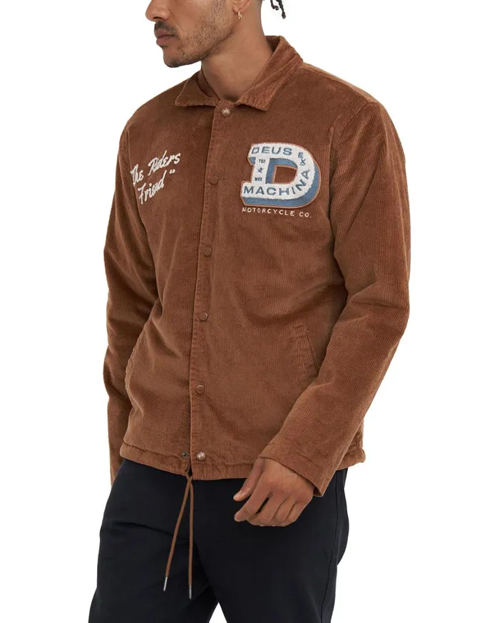 Riders Friend Coach 8211 Tan Men Deus Ex Machina Jackets
