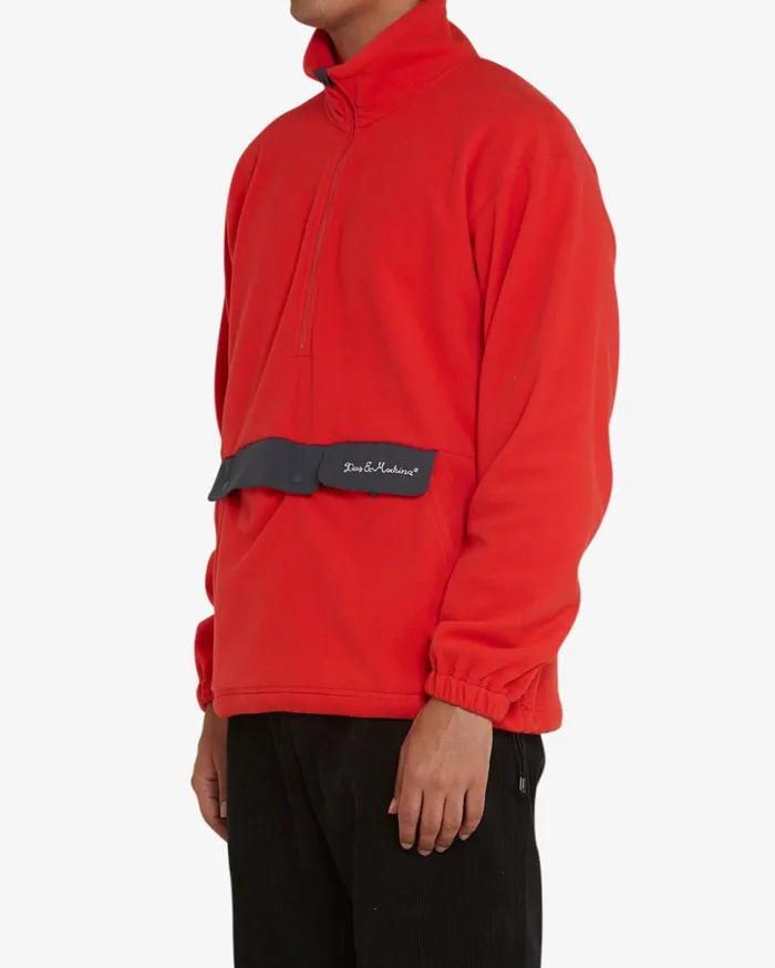Ridgeline Fleece Pullover 8211 Blaze Orange Men Deus Ex Machina Jackets Ridgeline Fleece Pullover 8211 Blaze Orange Men Deus Ex Machina Jackets