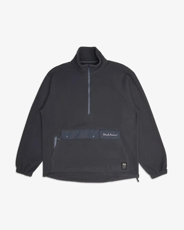 Ridgeline Fleece Pullover 8211 Lead Grey Men Deus Ex Machina Jackets Ridgeline Fleece Pullover 8211 Lead Grey Men Deus Ex Machina Jackets