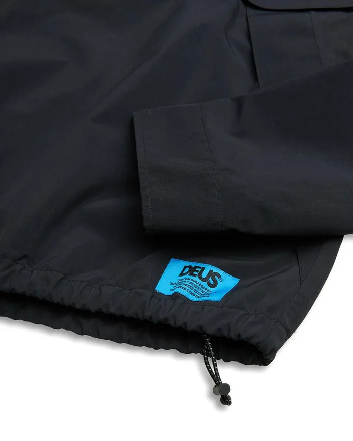 Riptide Smock Jacket 8211 Black Men Deus Ex Machina Jackets Riptide Smock Jacket 8211 Black Men Deus Ex Machina Jackets