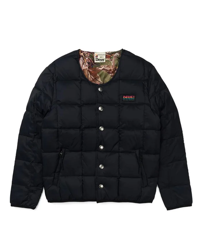 Ronnie Jacket 8211 Black Reversible Women Deus Ex Machina Outerwear Ronnie Jacket 8211 Black Reversible Women Deus Ex Machina Outerwear
