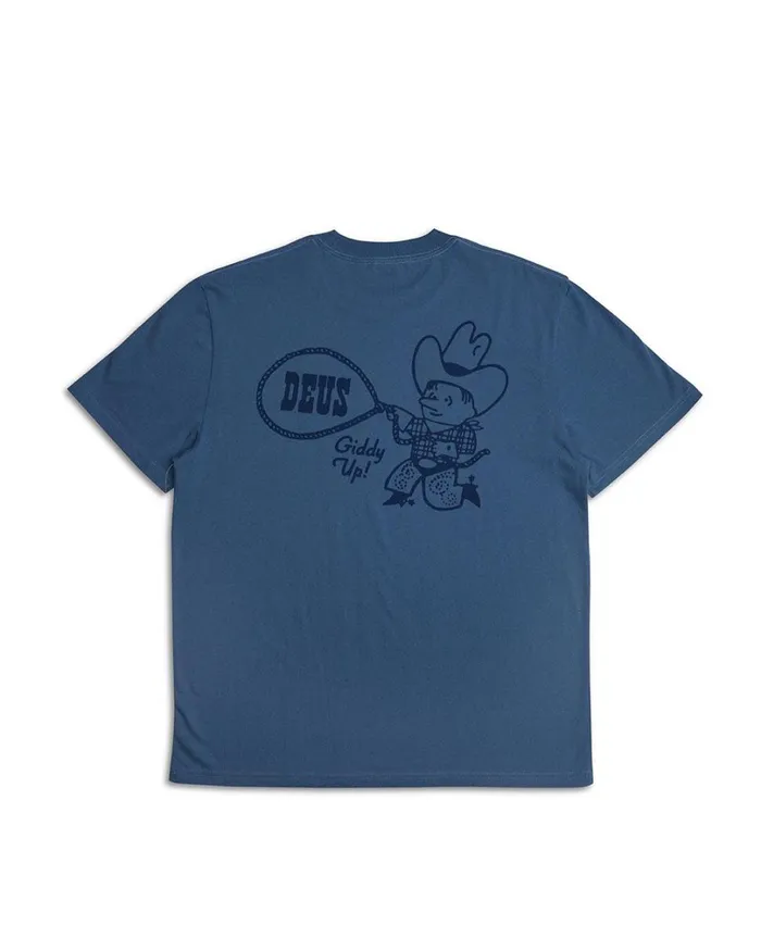 Ropeburn Tee 8211 Bluestone Men Deus Ex Machina Tees Ropeburn Tee 8211 Bluestone Men Deus Ex Machina Tees