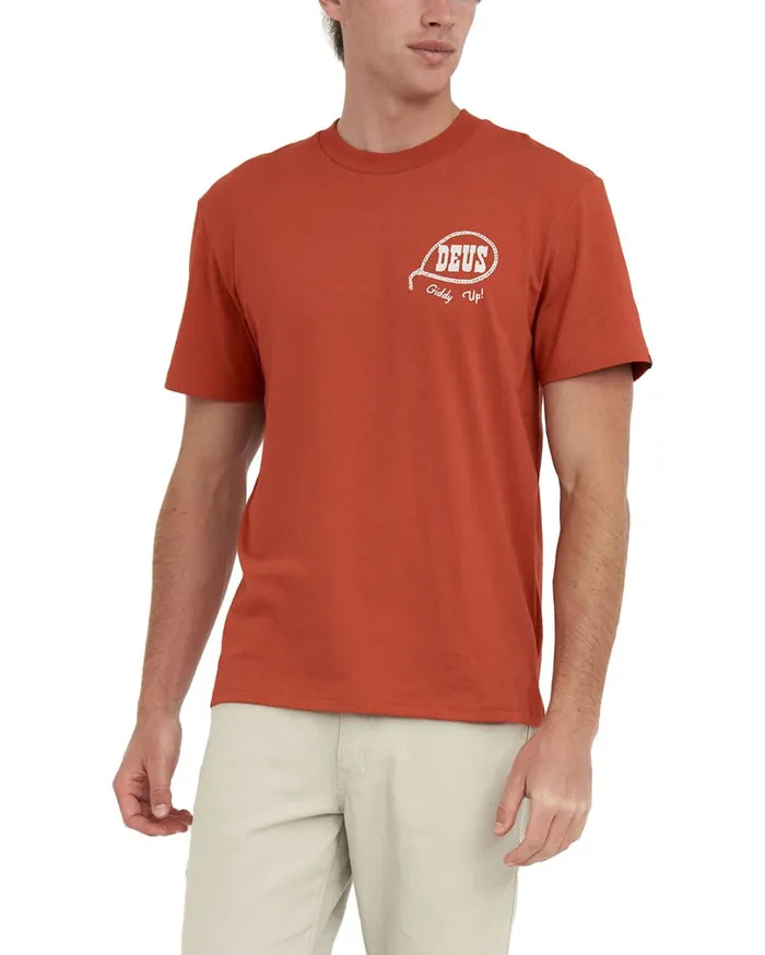 Ropeburn Tee 8211 Red Clay Men Deus Ex Machina Tees
