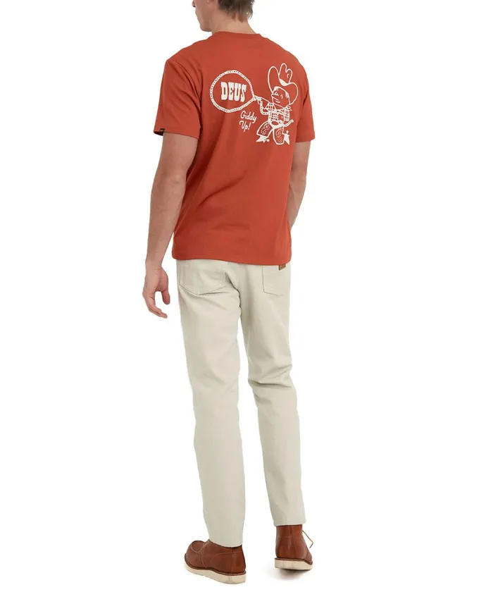 Ropeburn Tee 8211 Red Clay Men Deus Ex Machina Tees Ropeburn Tee 8211 Red Clay Men Deus Ex Machina Tees