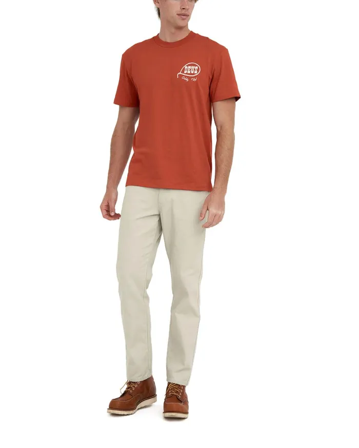 Ropeburn Tee 8211 Red Clay Men Deus Ex Machina Tees Ropeburn Tee 8211 Red Clay Men Deus Ex Machina Tees