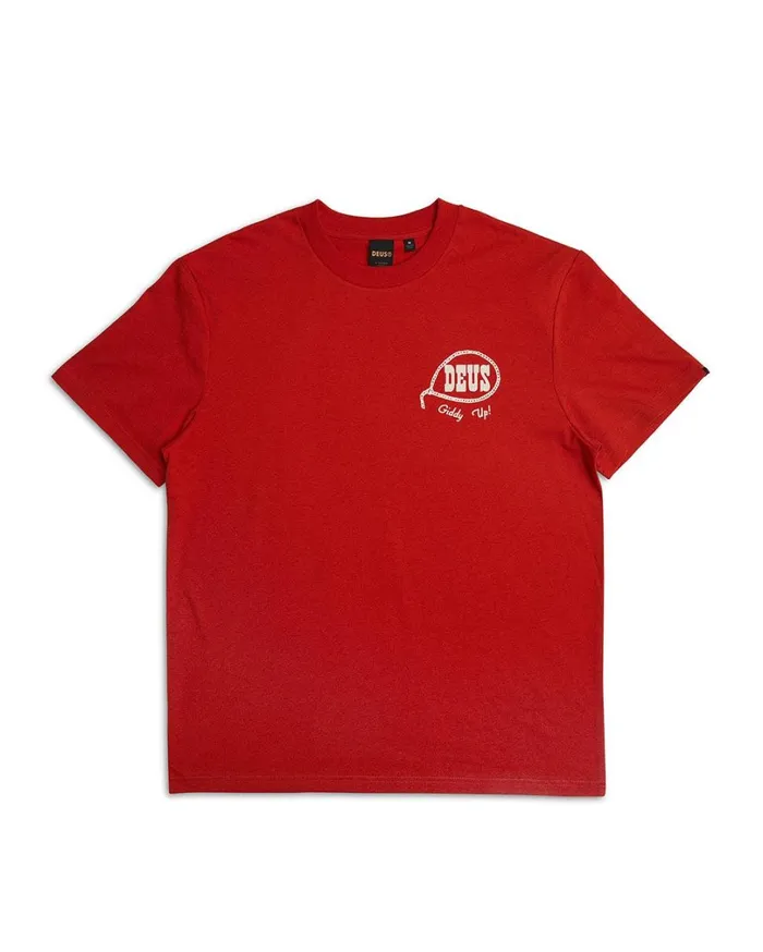 Ropeburn Tee 8211 Red Clay Men Deus Ex Machina Tees Ropeburn Tee 8211 Red Clay Men Deus Ex Machina Tees