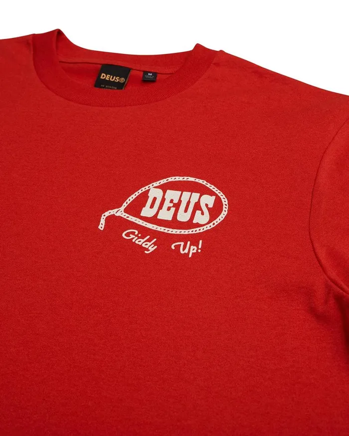 Ropeburn Tee 8211 Red Clay Men Deus Ex Machina Tees Ropeburn Tee 8211 Red Clay Men Deus Ex Machina Tees