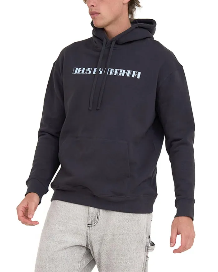 Rvr Tech Hoodie 8211 Anthracite Men Deus Ex Machina Hoodies and Sweaters