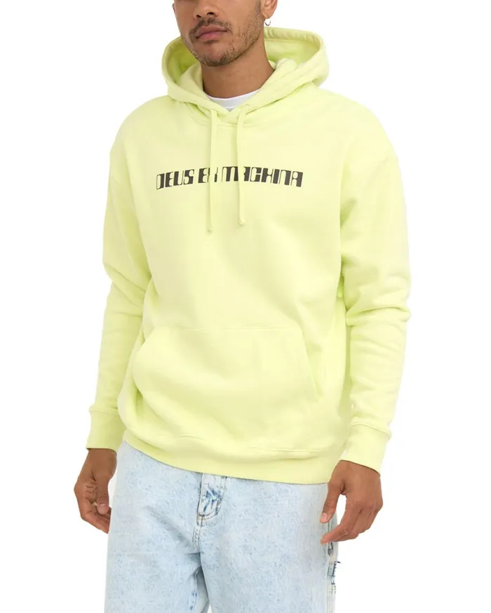 Rvr Tech Hoodie 8211 Luminary Green Men Deus Ex Machina Hoodies and Sweaters