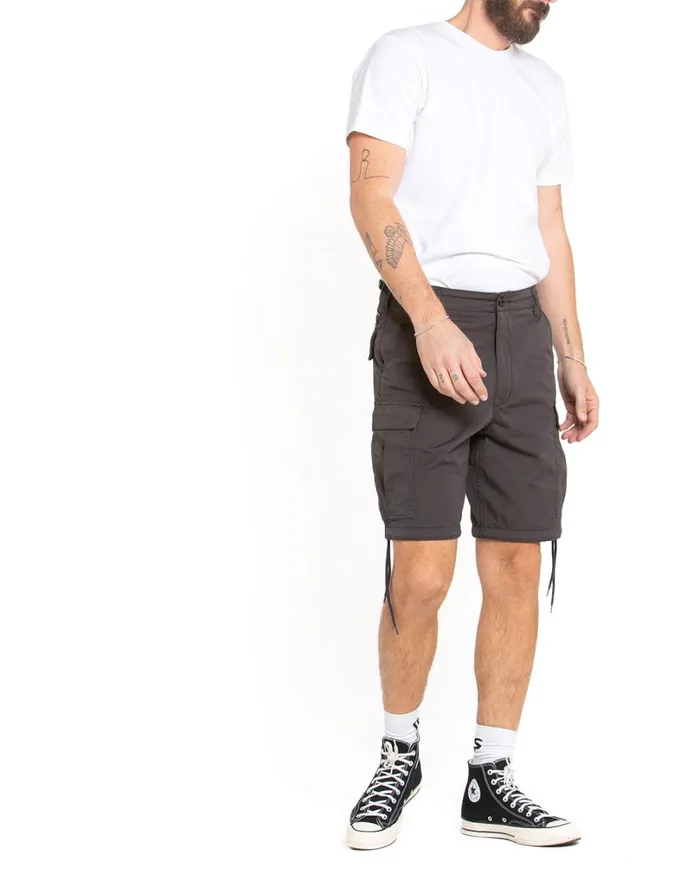 Sawyer BDU Short 8211 Anthracite Men Deus Ex Machina Shorts Sawyer BDU Short 8211 Anthracite Men Deus Ex Machina Shorts