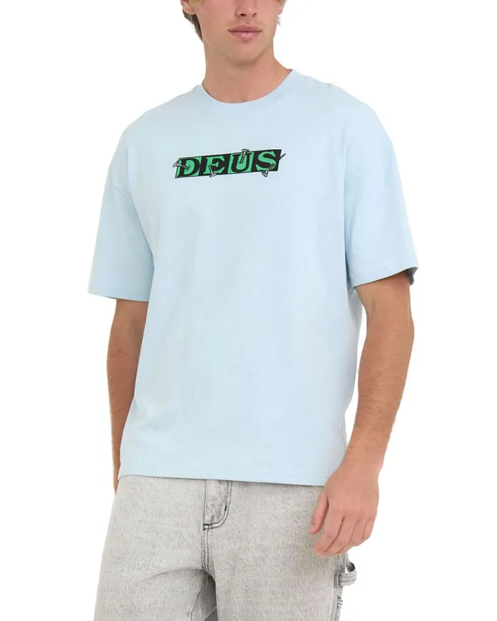Screw Loose Tee 8211 Illusion Blue Men Deus Ex Machina Tees