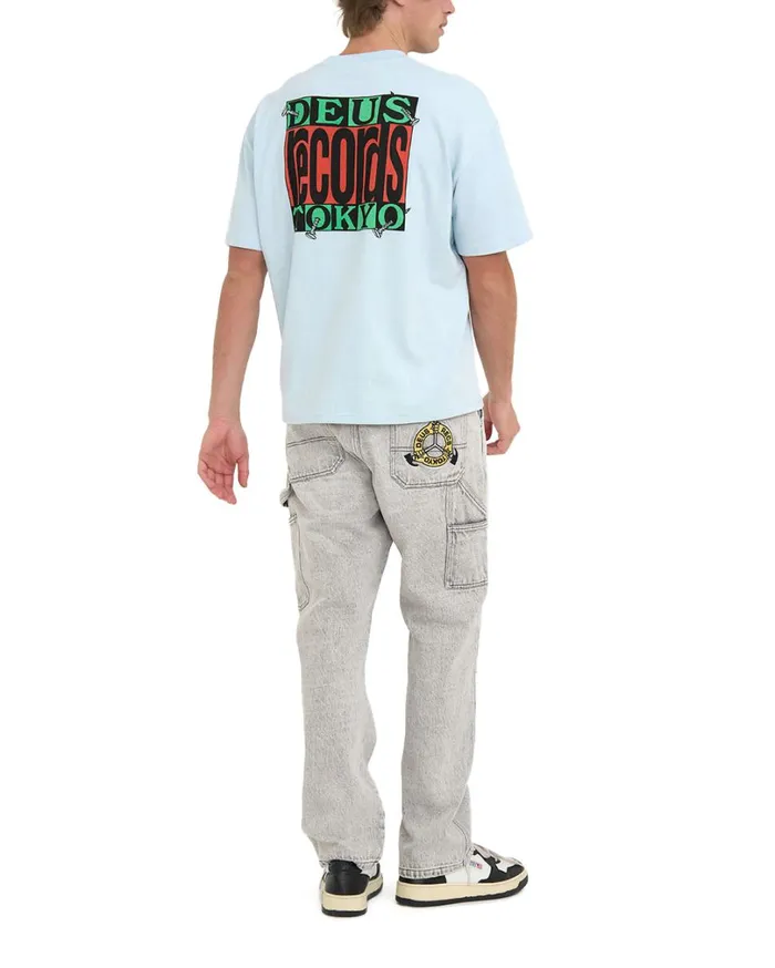 Screw Loose Tee 8211 Illusion Blue Men Deus Ex Machina Tees Screw Loose Tee 8211 Illusion Blue Men Deus Ex Machina Tees
